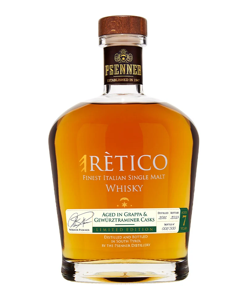 Gift (0,700) Eretico 7yo Grappa & Gewurztraminer Casks - Psenner