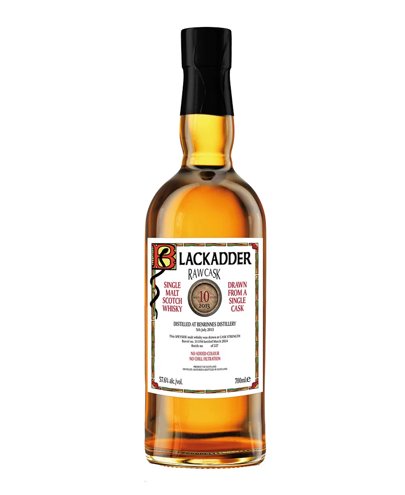 (0,700) 2013 Raw Cask Benrinnes 10 Yo Bourbon Barrel - Blackadder