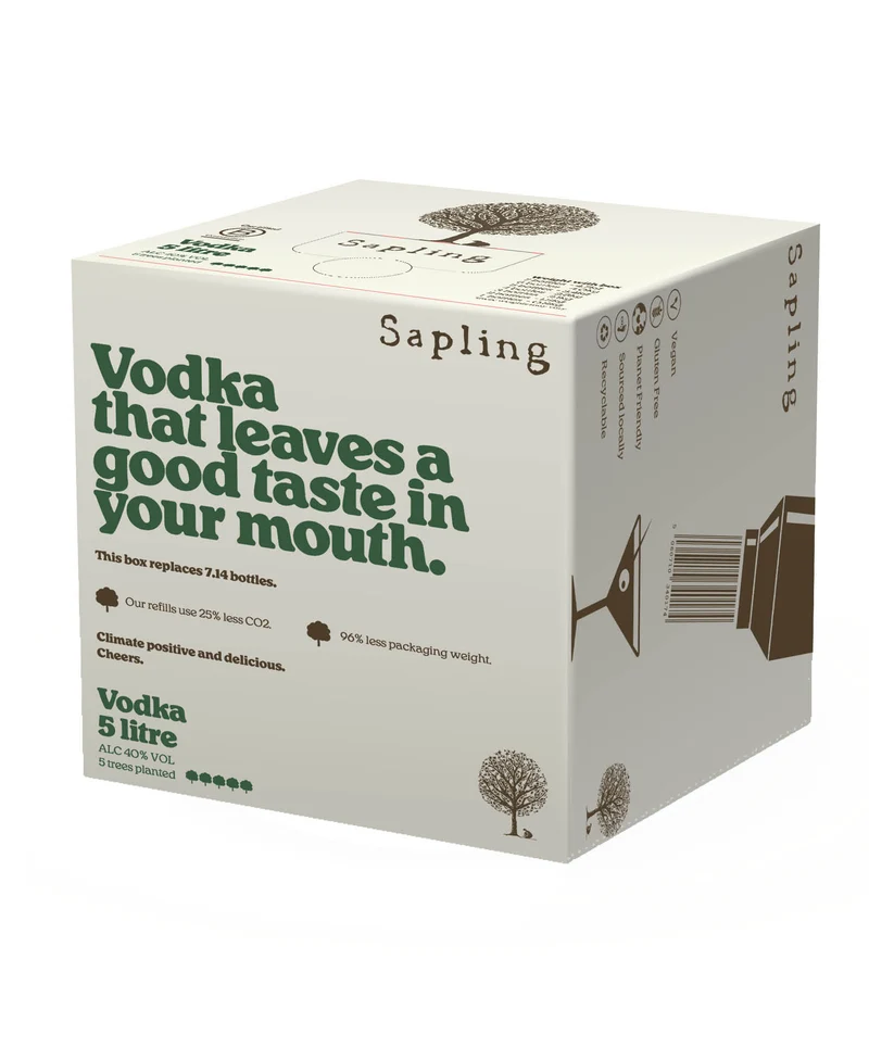 (5,000) Bag In Box Vodka - Sapling Spirits