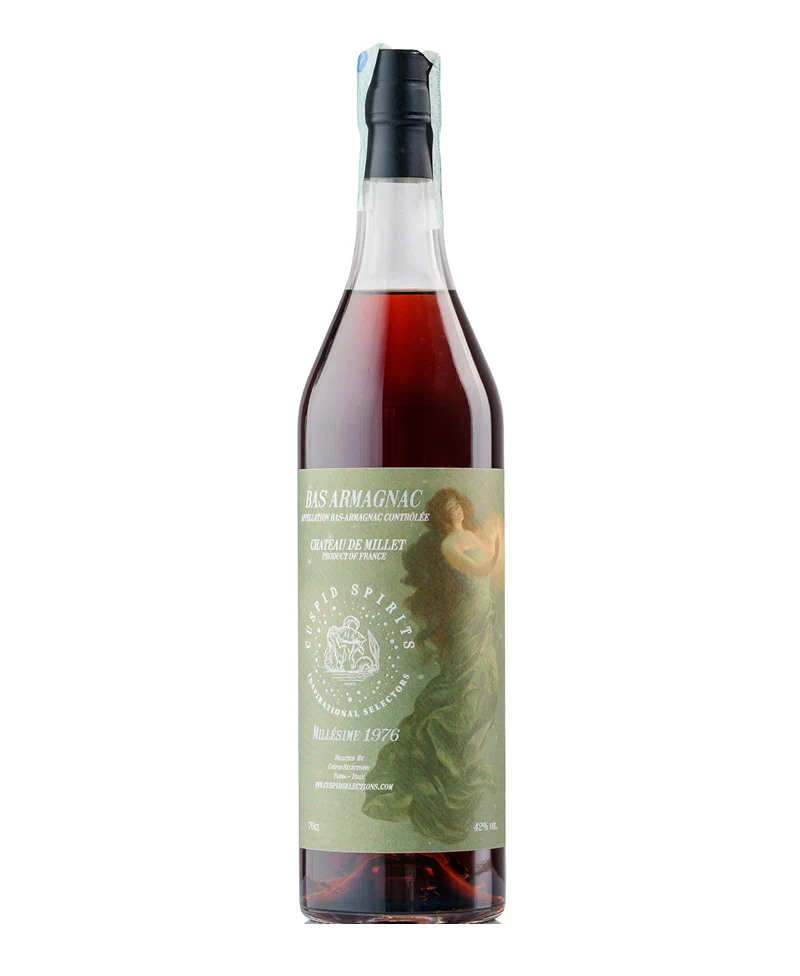 E (0,700) 1976 Bas Armagnac Chateau De Millet Astucciato Tubo - Cuspid Selections