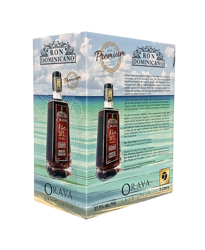 (3,000) Bag In Box Ron Gran Anejo - Orava