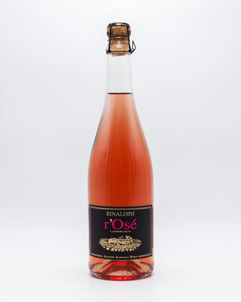 Vino Lambrusco Rosato Secco "r'Osé" - Rinaldini