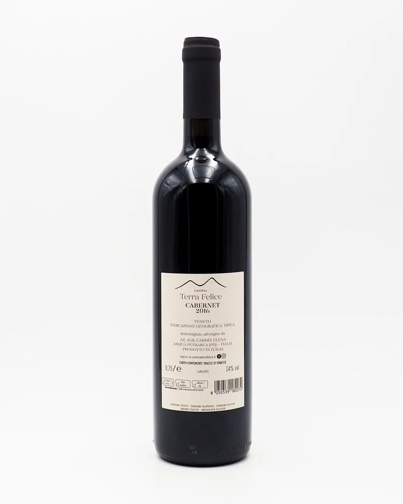 Vino Cabernet 2016 - Cantina Terra Felice