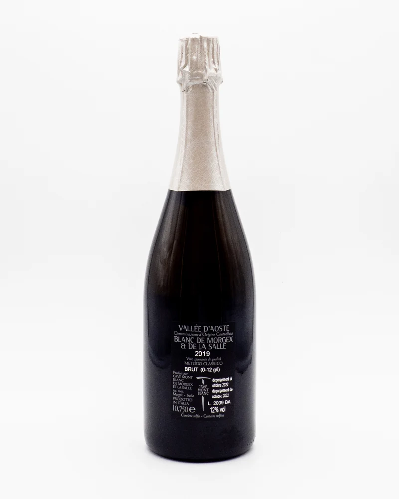 Blanc de Morgex et de la Salle Brut Metodo Classico - Cave Mont Blanc