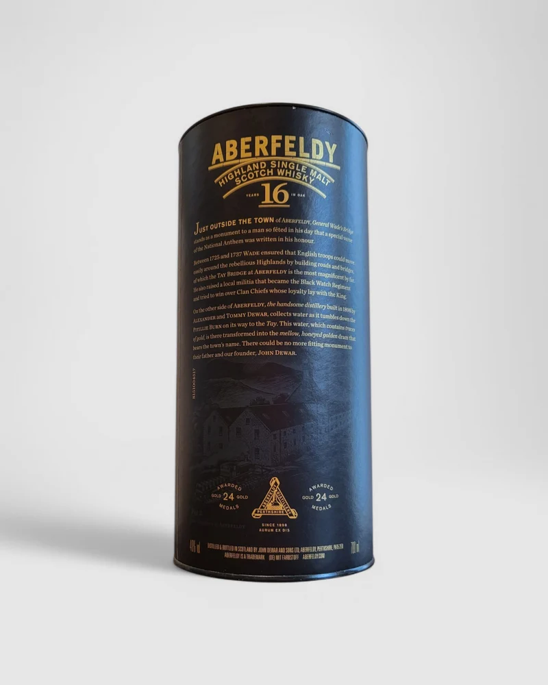 Aberfeldy Highland Single Malt Scotch Whisky 16yo - Aberfeldy