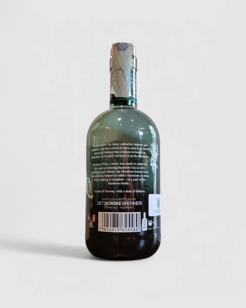 Harahorn White Lemon Gin - Det Norske Brenneri