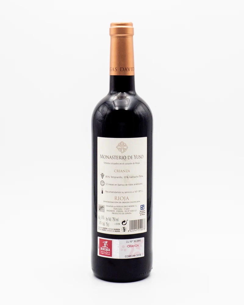 Rioja Crianza 2018 - Monasterio De Yuso