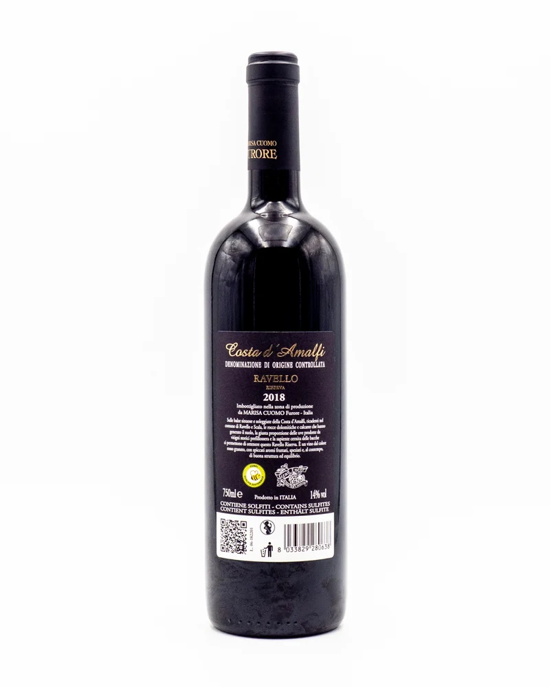 Costa D'Amalfi Ravello Rosso Riserva 2018 - Marisa Cuomo