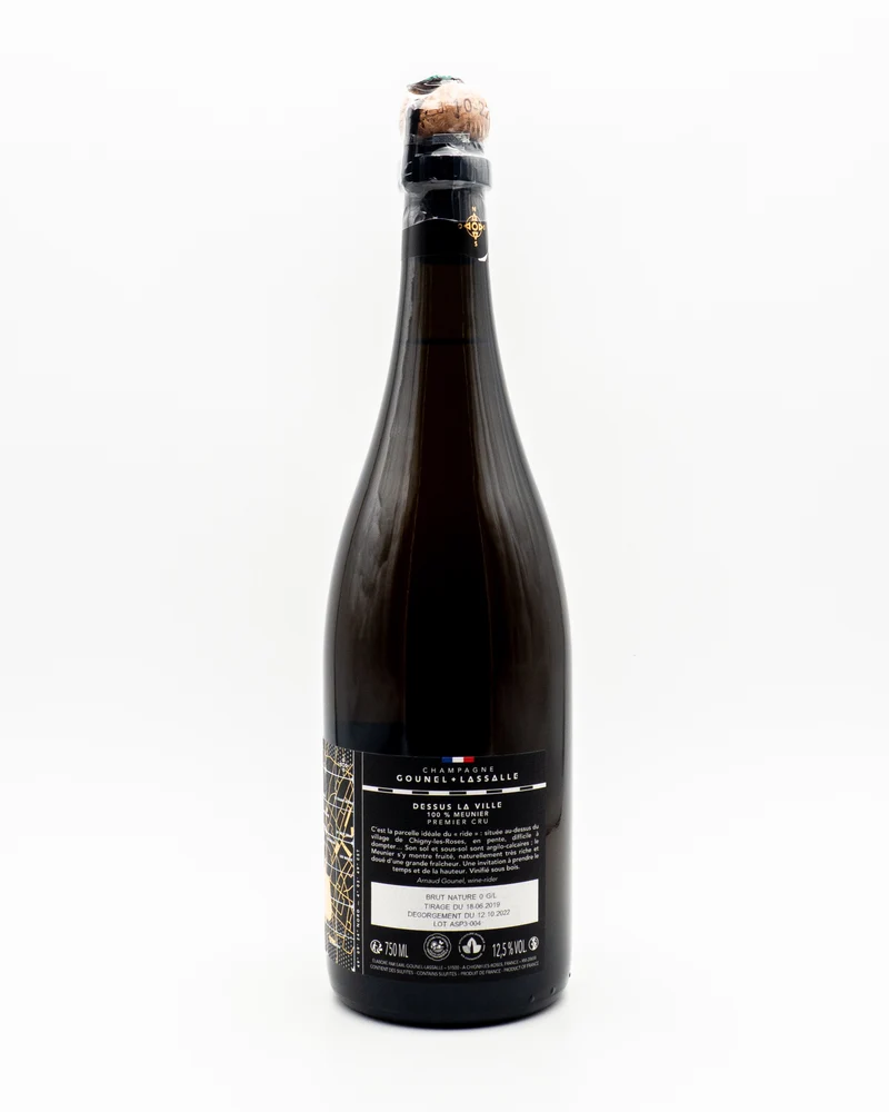 Champagne Dessus La Ville 100% Meunier Premier Cru - Gounel - Lassalle