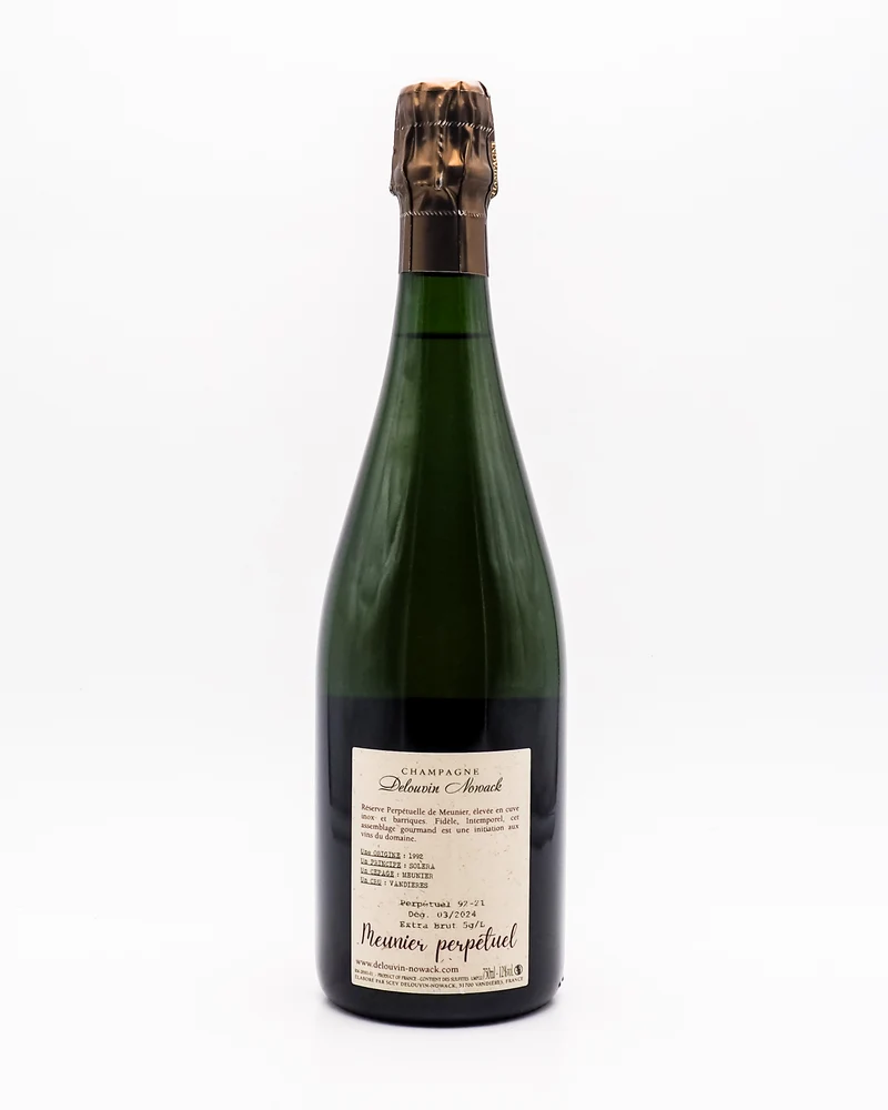 Champagne Extra Brut 'Meunier Perpetuel' Famille Delouvin