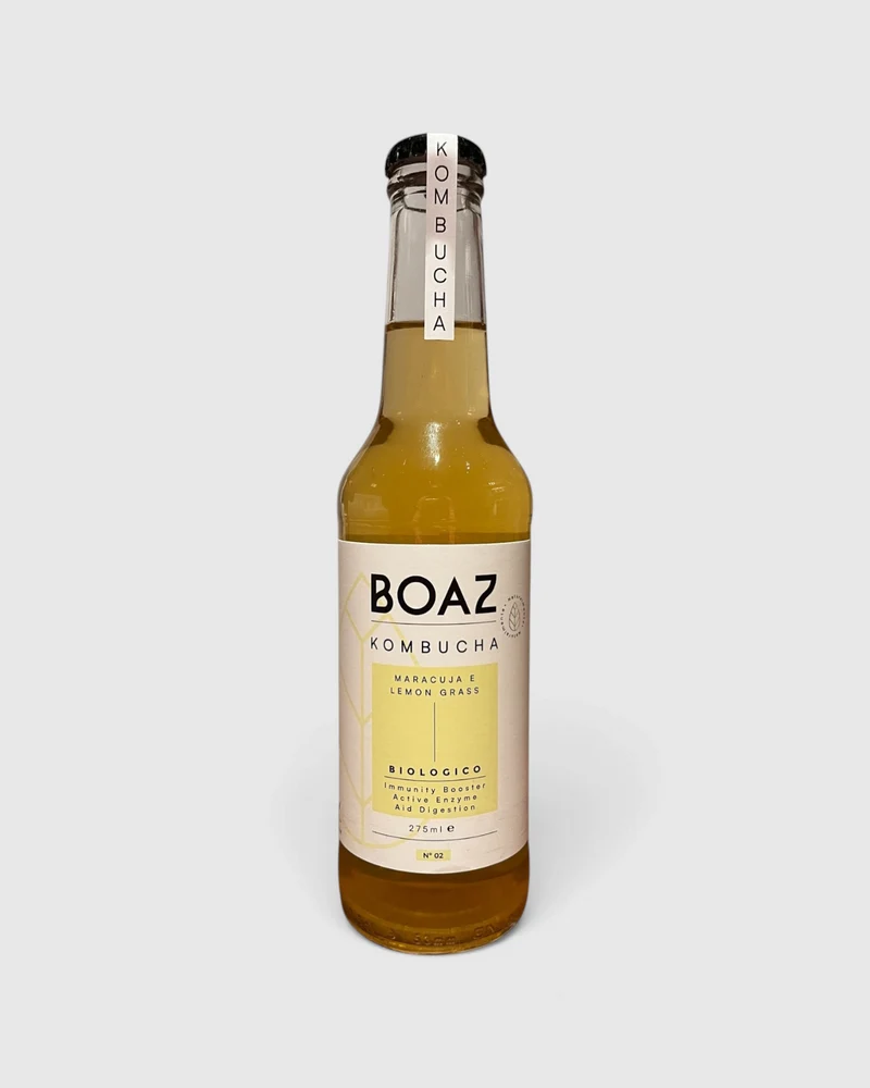 Kombucha Bio Maracuja e Lemongrass - Boaz