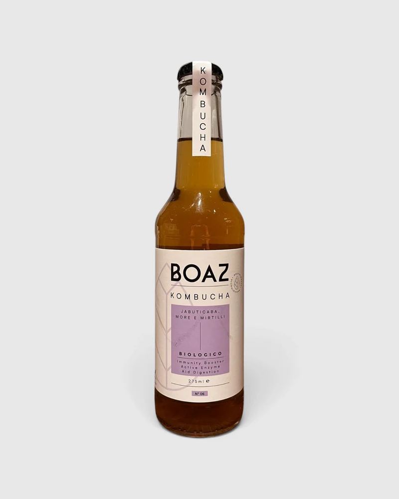 Kombucha Bio Jabuticaba, More e Mirtilli - Boaz