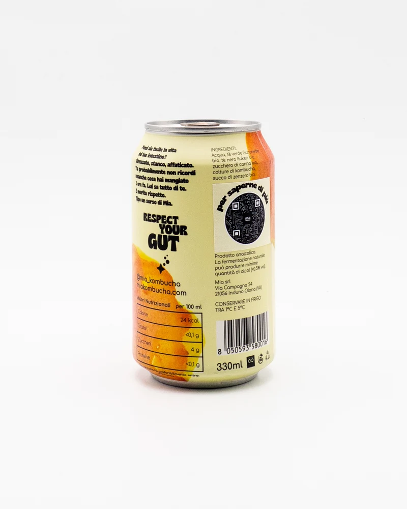 Kombucha allo Zenzero - Mia Kombucha