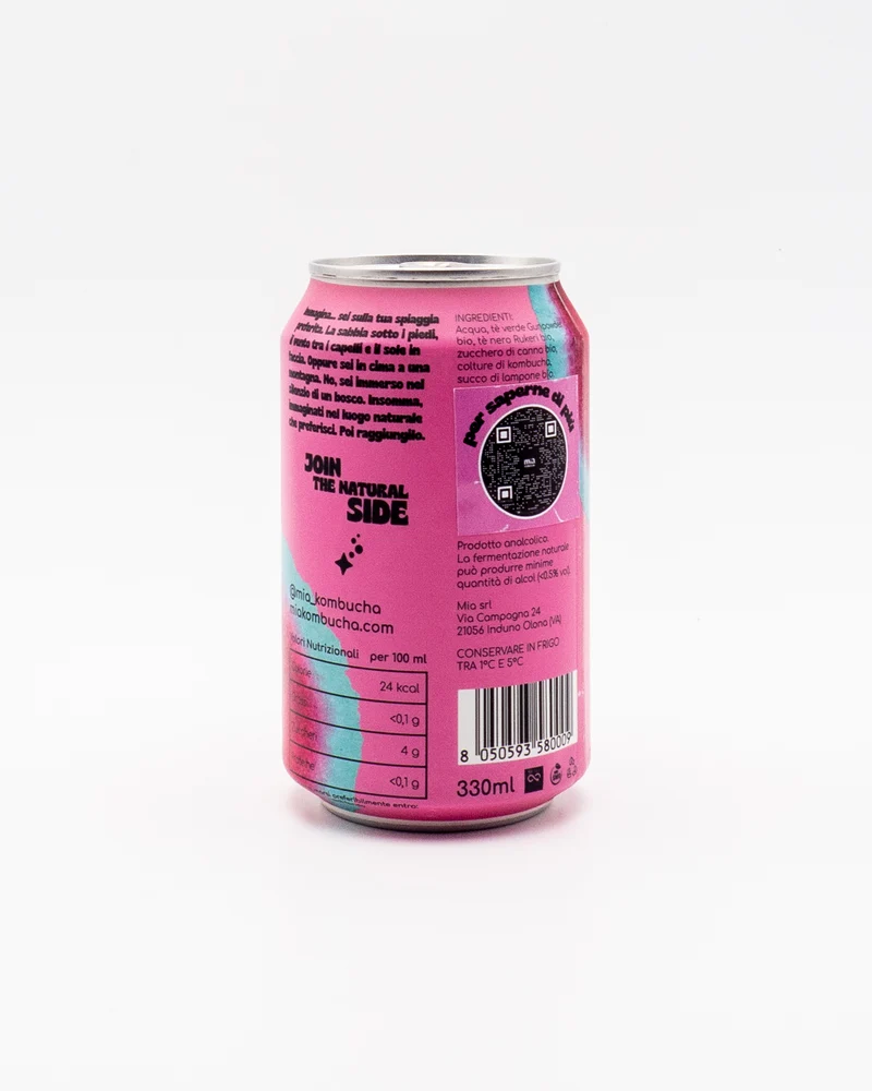 Kombucha al Lampone - Mia Kombucha