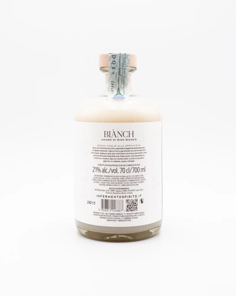 Biànch Amaro di riso bianco - Infermen.to