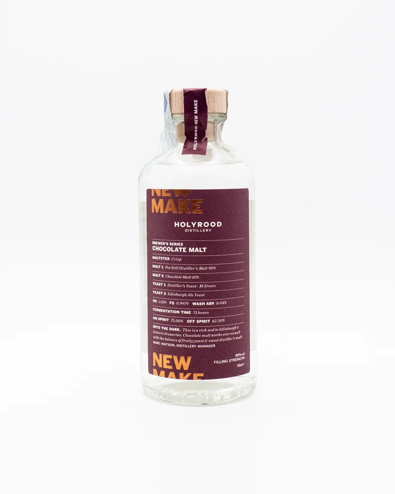 New make Holyrood dist. Chocolate malt - Holyrood