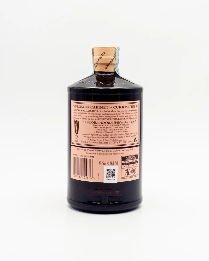Gin Hendrick's Flora Adora Edizione Limitata - Hendrick's