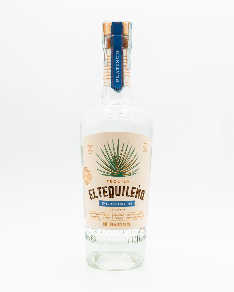 Tequila Platinum Blanco - El Tequileno