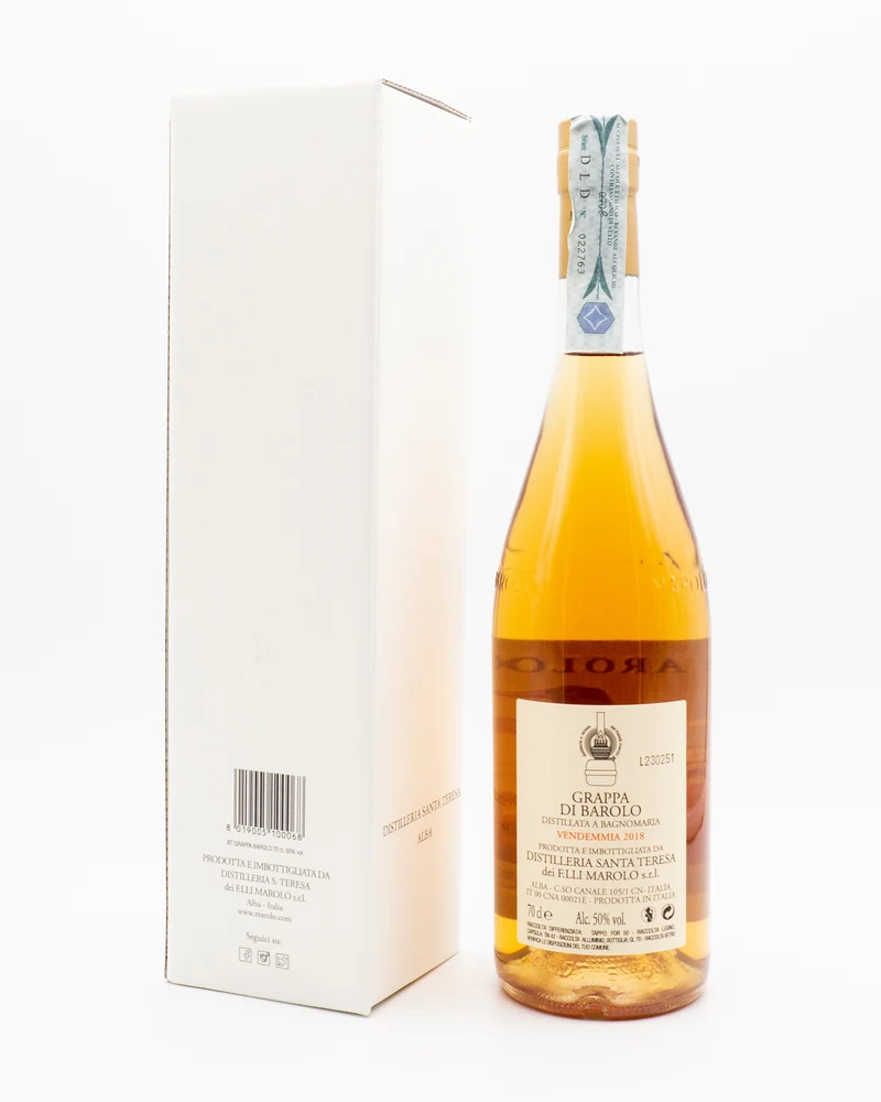 Grappa di Barolo Barricata 50% - Marolo