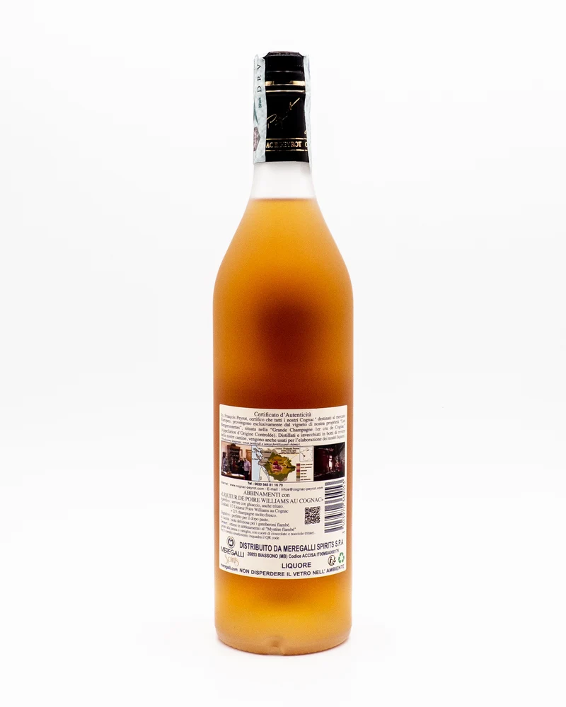 Liquore Pera Williams e Cognac - Peyrot