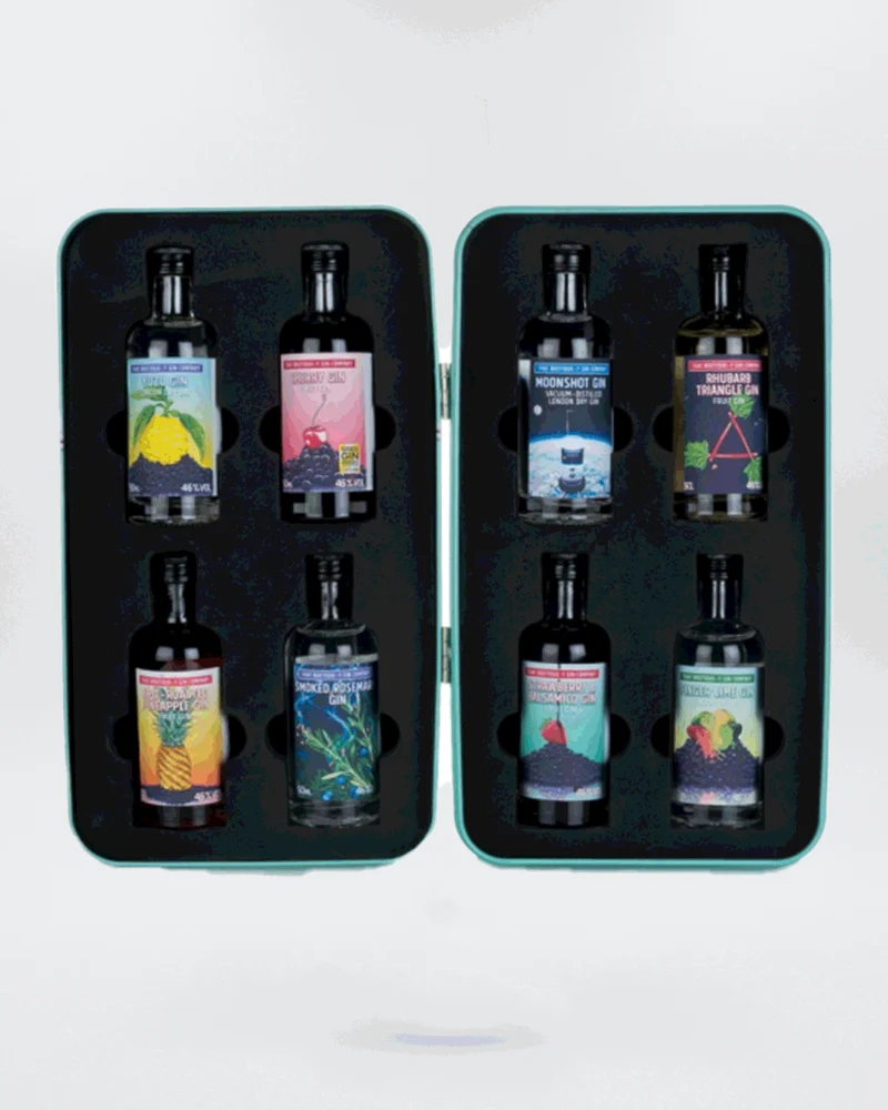Retro Gin Fridge | Set 8 bottiglie 50ml