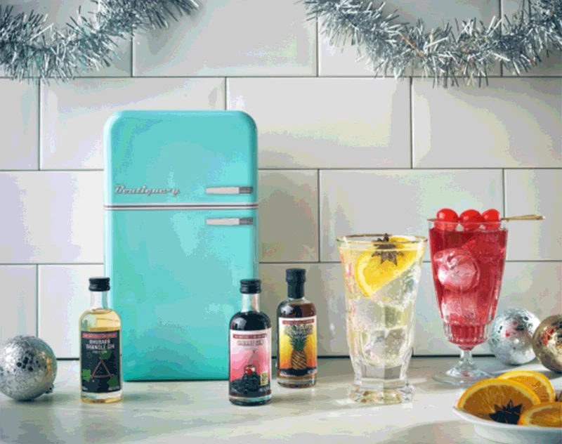 Retro Gin Fridge | Set 8 bottiglie 50ml