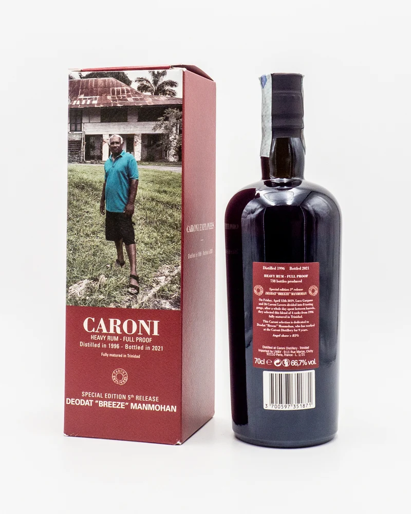 Rum Caroni Employees Deodat "Breeze" Manmohan 1996-2021 - Velier