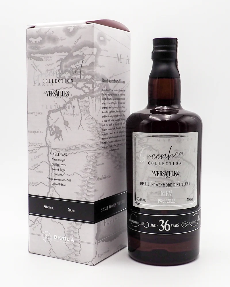 Rum Versailles 1985/2022 36yo Enmore MEV Greenheart - Distilia