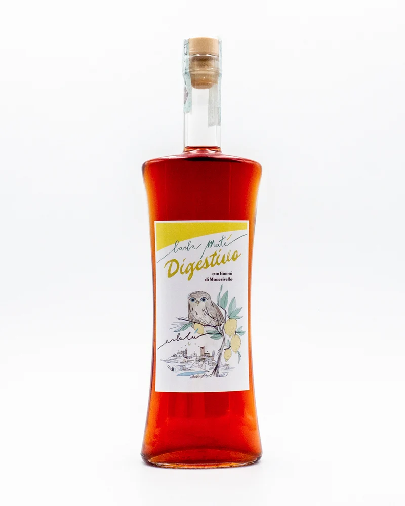 Digestivo Barba Maté con limoni di Moncrivello - La Culma