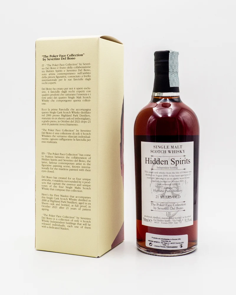 Whisky The Poker Face Collection - Severino Del Bono x Hidden Spirits