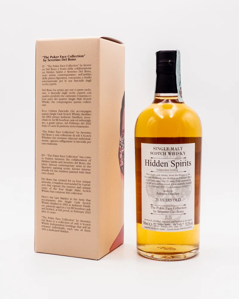 Whisky The Poker Face Collection - Severino Del Bono x Hidden Spirits