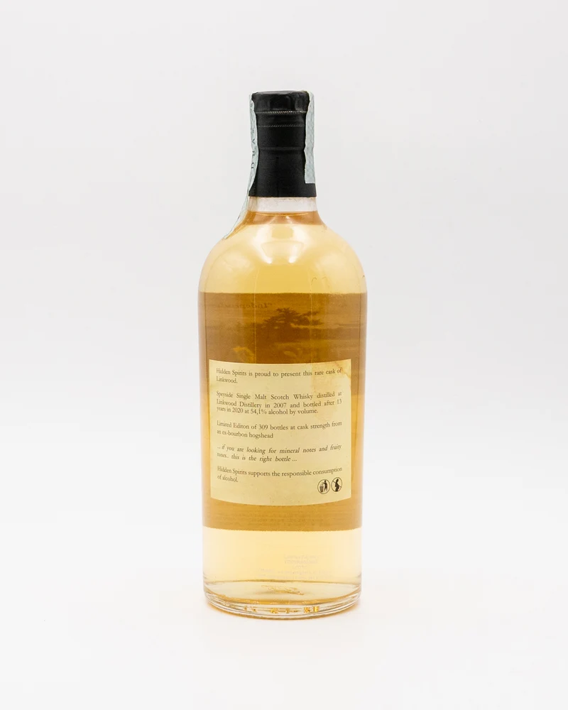 Hidden Spirits Whisky 13 y.o Single Malt Scotch - Linkwood Distillery