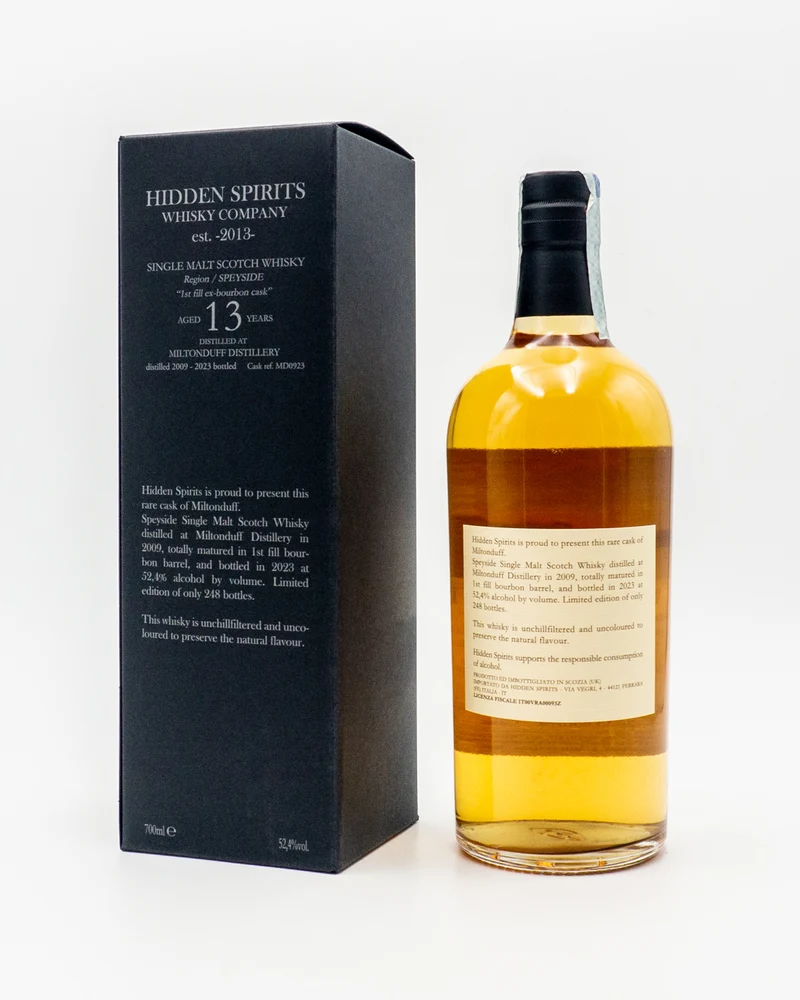 Whisky Miltonduff 13 y.o Single Malt Scotch Whisky - Hidden Spirits