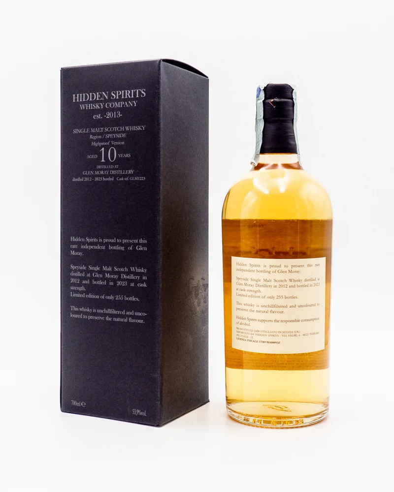 Whisky Glen Moray 10 y.o Single Malt Scotch Whisky - Hidden Spirits