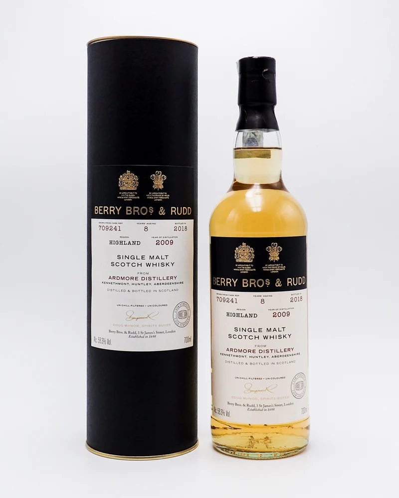 Whisky Ardmore Distillery Single Malt 8yo - Berry Bros & Rudd