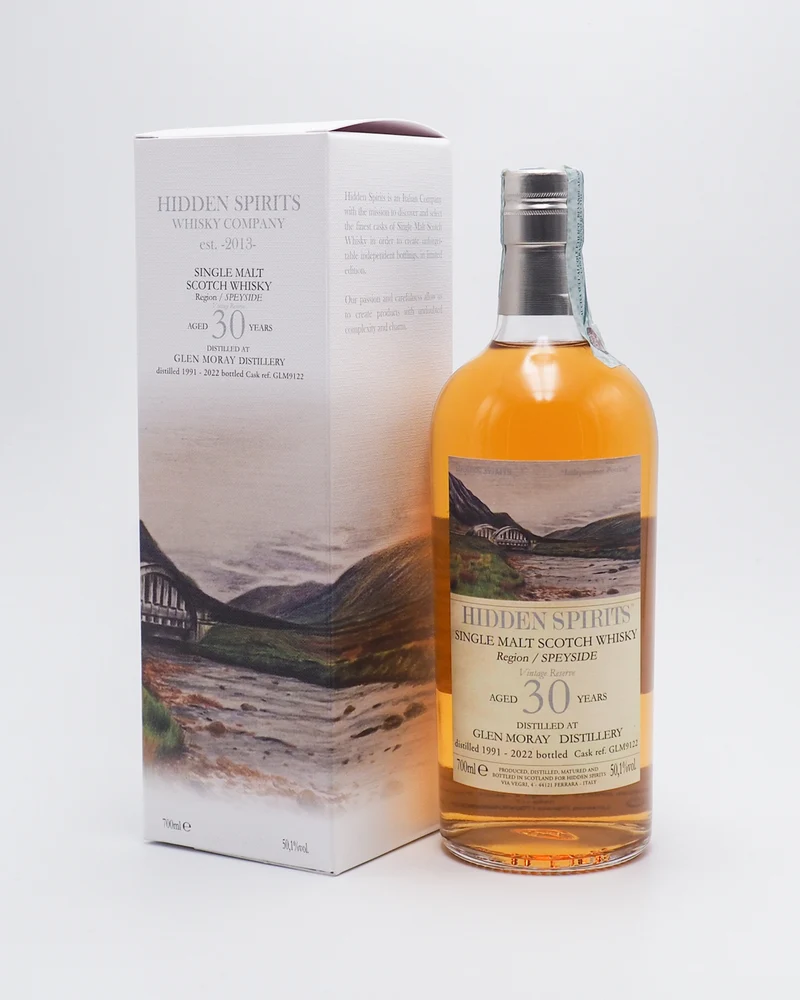Whisky Glen Moray 30yo Single Malt - Hidden Spirits