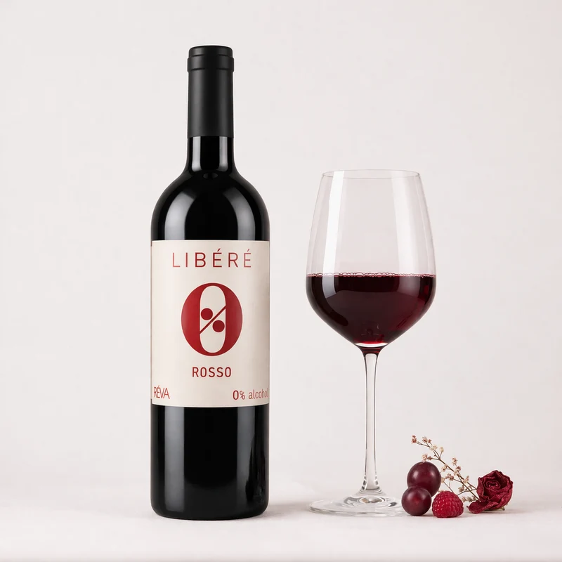 Réva Libéré Rosso - Analcolico da vino dealcolato