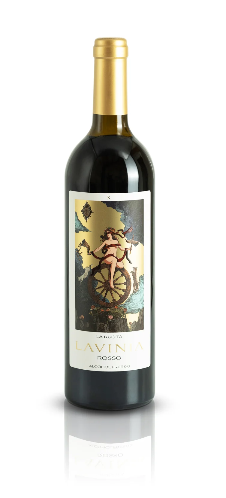 Lavinia la Ruota Rosso - Analcolico da vino dealcolato