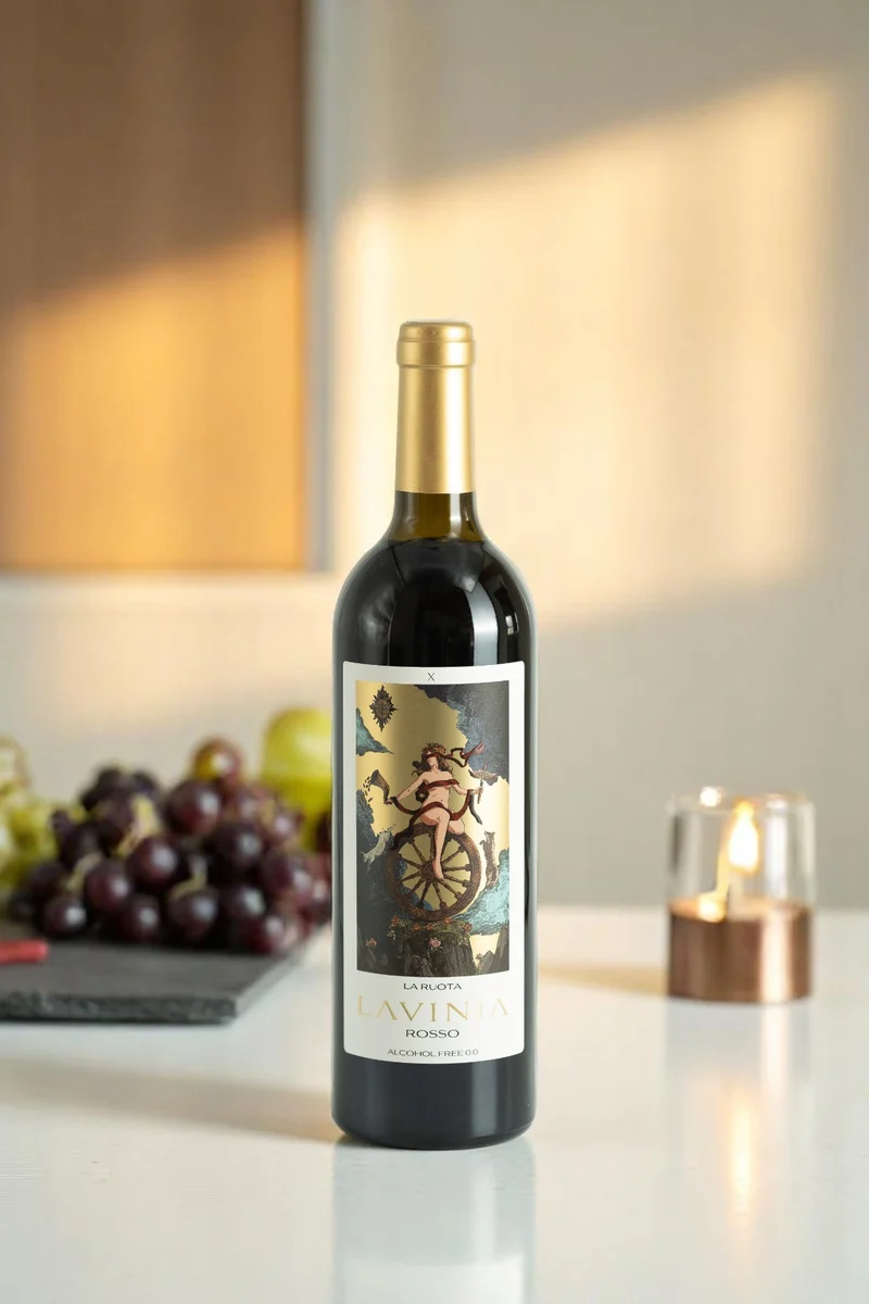 Lavinia la Ruota Rosso - Analcolico da vino dealcolato