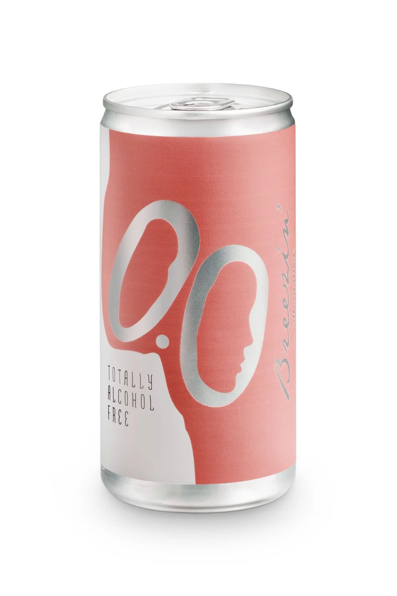 Breezin' Bollicine Rosato - Spumante analcolico in lattina