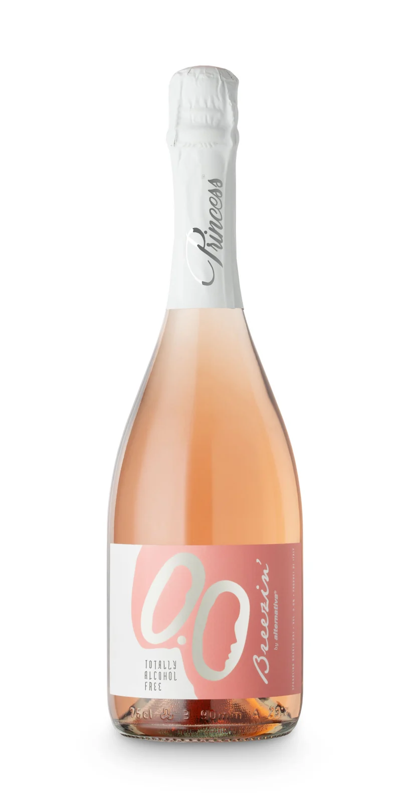 Breezin' Rosato Dry Bollicine - Spumante analcolico da vino dealcolato