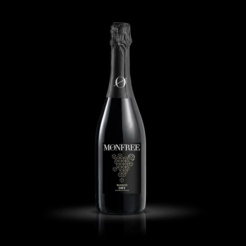 MONFREE bianco dry 0.0 - Spumante analcolico da vino dealcolato