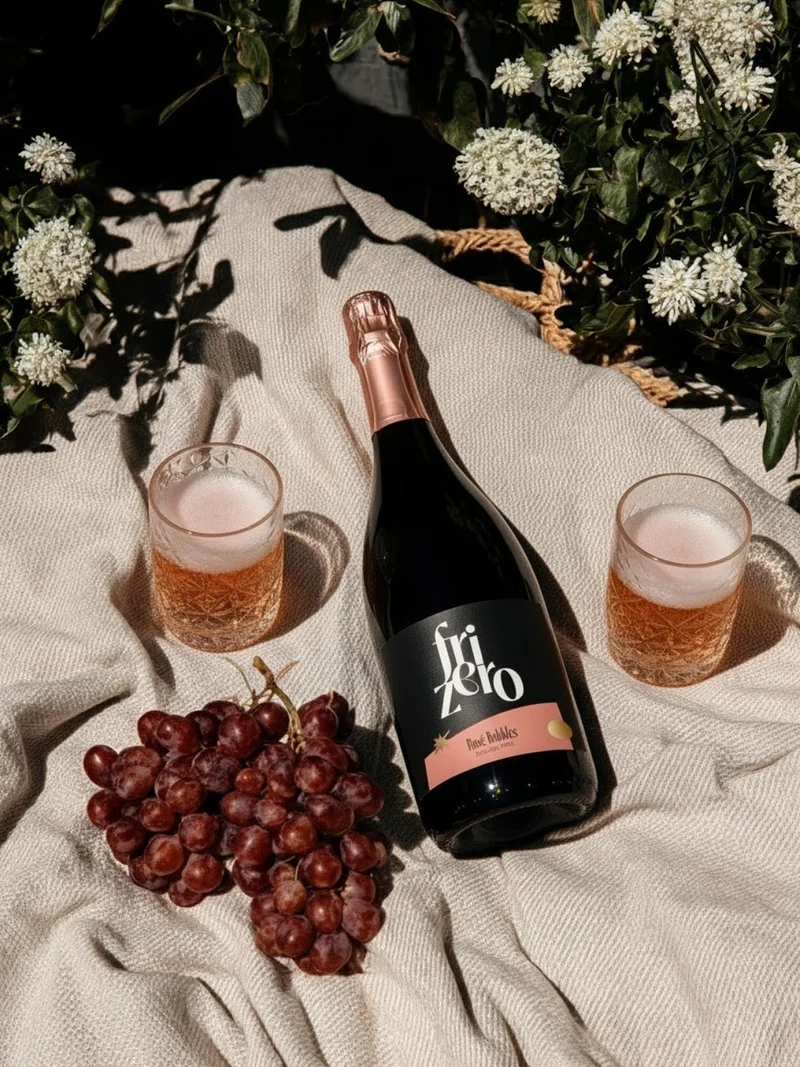 Frizero Juliet Rosato - Spumante analcolico da vino dealcolato