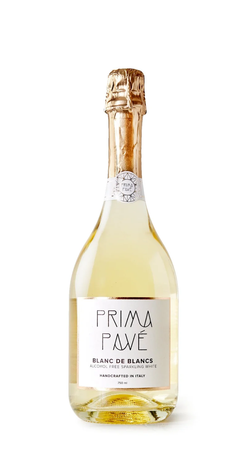 Prima Pavé Blanc de Blancs - Spumante analcolico da vino dealcolato