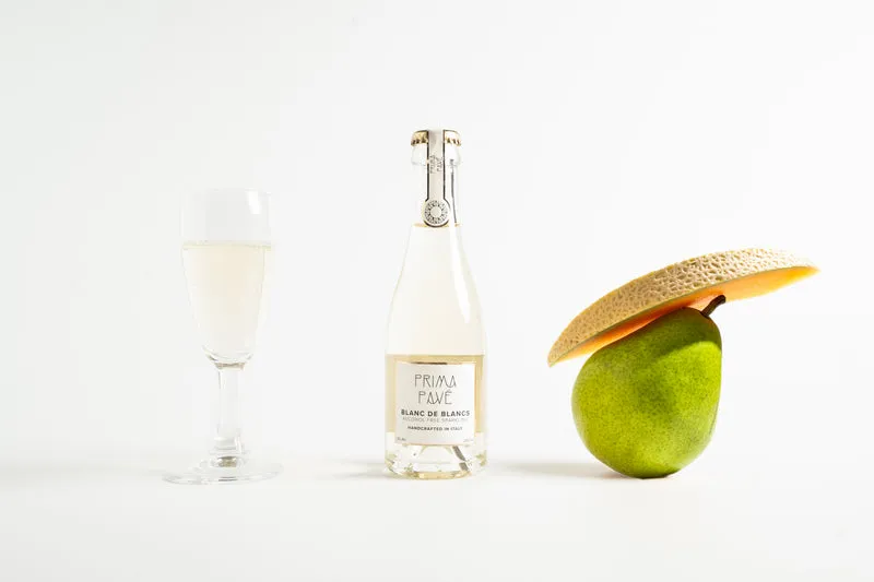 Prima Pavé Blanc de Blancs - Spumante analcolico da vino dealcolato