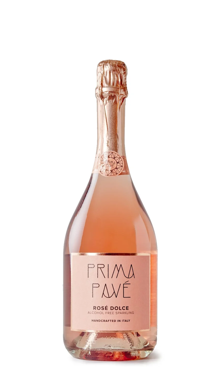 Prima Pavé Rosé Dolce - Spumante analcolico da vino dealcolato