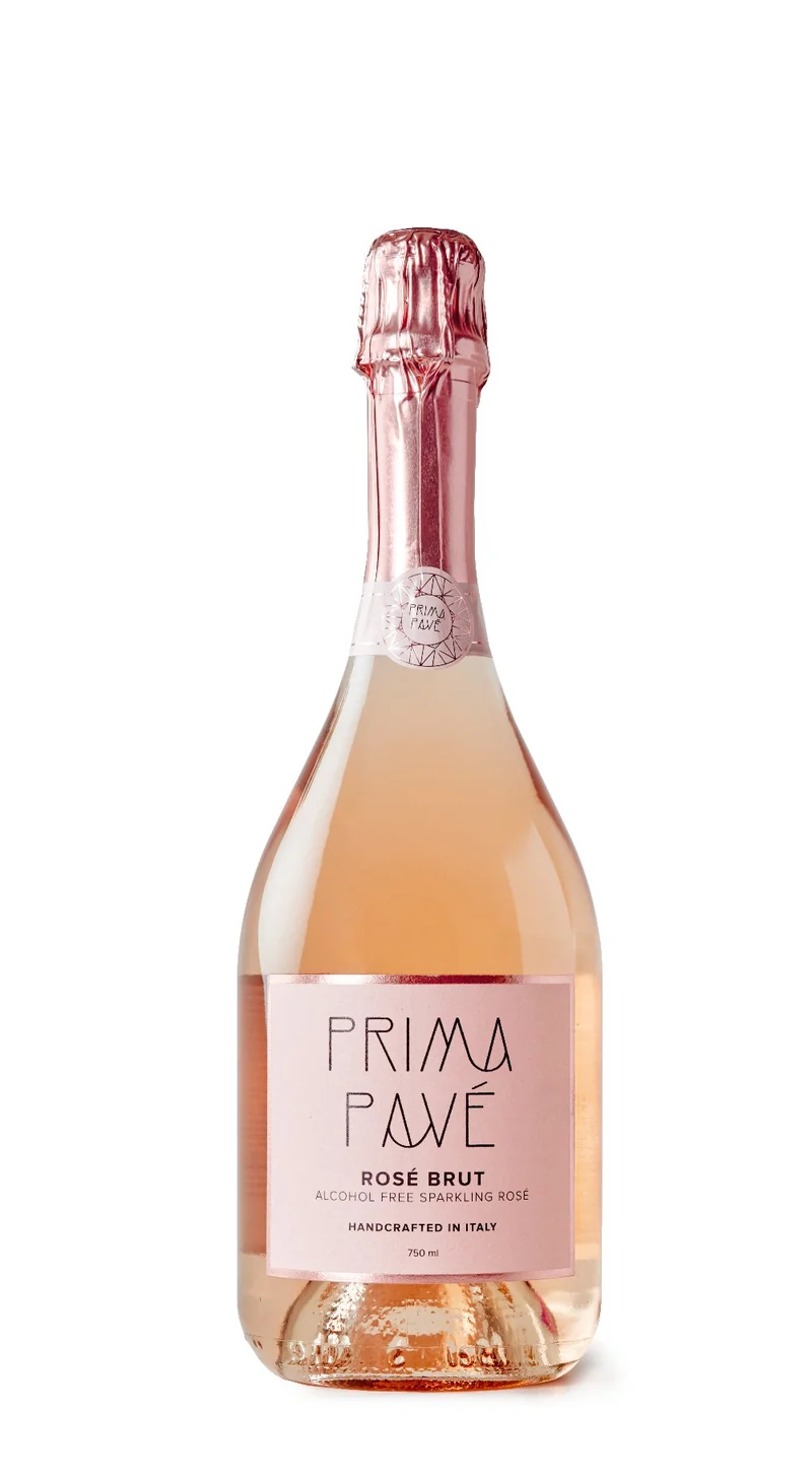 Prima Pavé Rosé Brut - Spumante analcolico da vino dealcolato