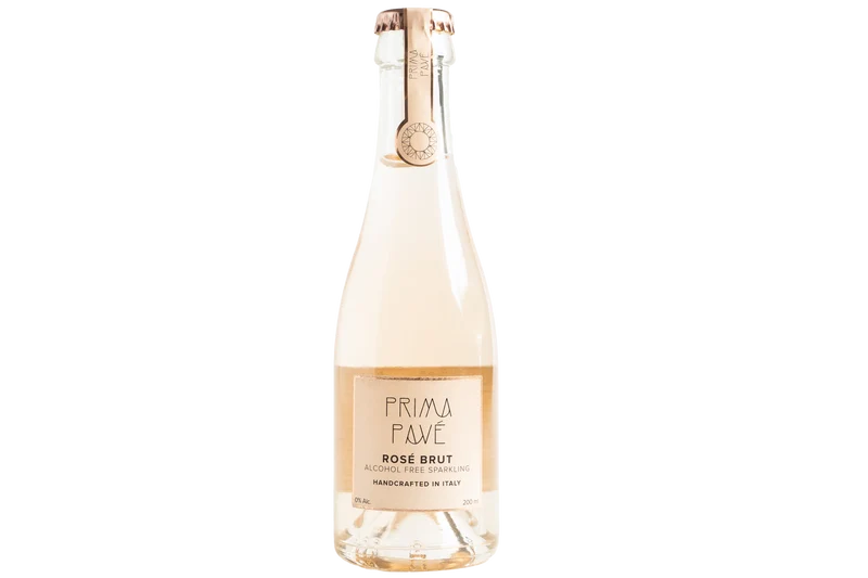 Prima Pavé Rosé Brut - Spumante analcolico da vino dealcolato