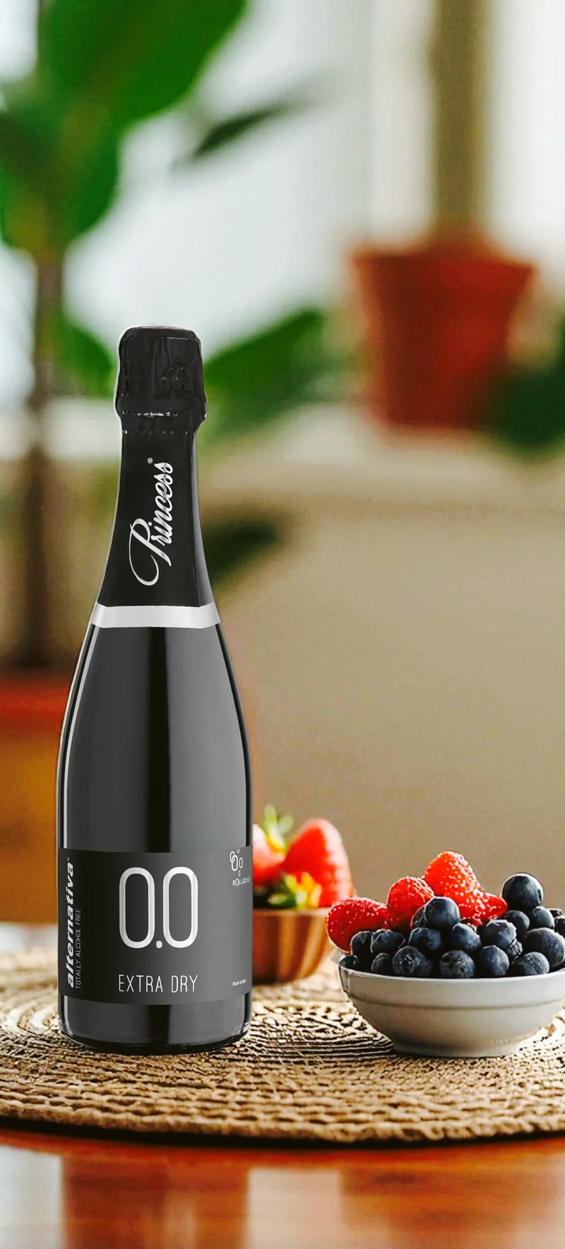 Alternativa 0.0 Bianco Extra Dry - Spumante Analcolico da vino dealcolato