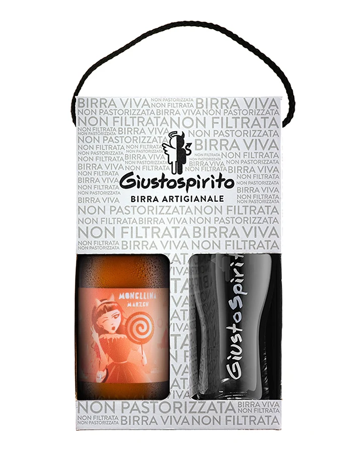 Box degustazione bottiglia 0,75L. + bicchiere Giustospirito